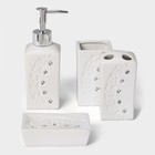 УЦЕНКА Набор для ванной, 4 предмета: дозатор, мыльница, 2 стакана - Фото 5