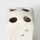 УЦЕНКА Набор для ванной, 4 предмета: дозатор, мыльница, 2 стакана - Фото 9