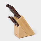 Набор кухонных ножей TRAMONTINA Polywood, 6 предметов, ножи с подставкой - фото 23874553