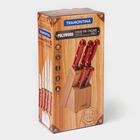 Набор кухонных ножей TRAMONTINA Polywood, 6 предметов, ножи с подставкой - фото 23874562