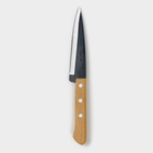 Нож кухонный поварской TRAMONTINA Carbon поварской, лезвие 12,5 см - фото 4433331