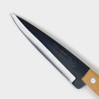 Нож кухонный поварской TRAMONTINA Carbon поварской, лезвие 12,5 см - Фото 3