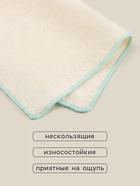Салфетки махровые SL HOME: Frame «Айвори», 30×30 см - 3 шт., хлопок 100%, бежевые - Фото 2