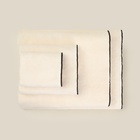 Полотенце махровое SL HOME: Black Frame "Айвори" 100х180 см, 100% хлопок, 470 г/м2 9848849 - фото 12744553