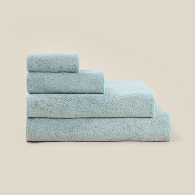 Полотенце махровое SL HOME: Frame «Аззура», 100×180 см, хлопок 100%, бирюзовое