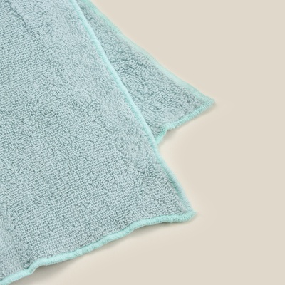 Полотенце махровое SL HOME: Frame «Аззура», 100×180 см, хлопок 100%, бирюзовое