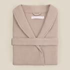 Халат вафельный мужской SL HOME: Basic «Саббиа», размер M, хлопок 100%, коричневый - Фото 14