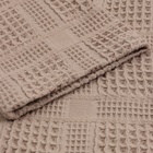 Халат вафельный мужской SL HOME: Chess «Саббиа», размер M, хлопок 100%, коричневый - Фото 12