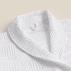 Халат вафельный мужской SL HOME: Chess «Блан де Блан», размер L, хлопок 100%, белый - Фото 10