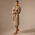 Халат вафельный мужской SL HOME: Chess «Саббиа», размер L, хлопок 100%, коричневый - Фото 5