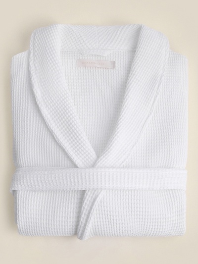 Халат вафельный женский SL HOME: Basic "Блан де Блан", размер S, 100% хлопок, 300 г/м2