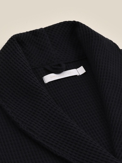 Халат вафельный женский SL HOME: Basic "Дарк Маре", размер S, 100% хлопок, 300 г/м2