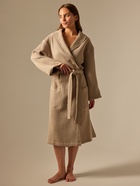 Халат вафельный женский SL HOME: Basic «Саббиа», размер 42-44, коричневый - Фото 1