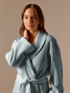 Халат вафельный женский SL HOME: Basic «Аззура», размер 44-46, бирюзовый - Фото 2