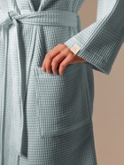 Халат вафельный женский SL HOME: Basic «Аззура», размер 44-46, бирюзовый - Фото 4