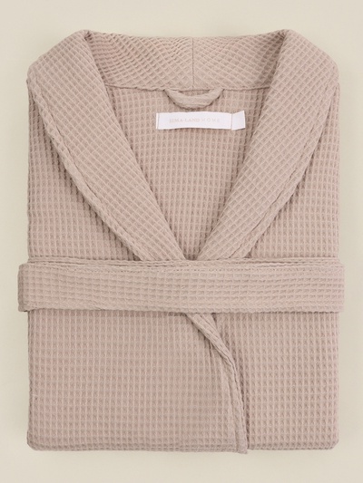 Халат вафельный женский SL HOME: Basic "Саббиа", размер M, 100% хлопок, 300 г/м2