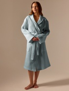 Халат вафельный женский SL HOME: Basic «Аззура», размер 48-50, бирюзовый - Фото 1