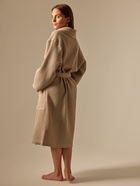 Халат вафельный женский SL HOME: Basic «Саббиа», размер 48-50, коричневый - Фото 6