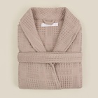 Халат вафельный женский SL HOME: Chess «Саббиа», размер 42-44, коричневый - Фото 11