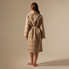 Халат вафельный женский SL HOME: Chess «Саббиа», размер 42-44, коричневый - Фото 6