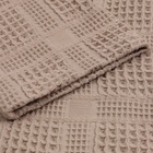 Халат вафельный женский SL HOME: Chess «Саббиа», размер 42-44, коричневый - Фото 8