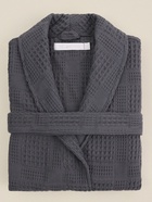 Халат вафельный женский SL HOME: Chess «Гри Сандре», размер 42-44, тёмно-серый - Фото 11