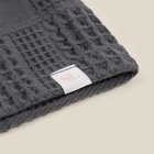 Халат вафельный женский SL HOME: Chess «Гри Сандре», размер 42-44, тёмно-серый - Фото 10