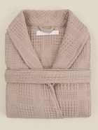 Халат вафельный женский SL HOME: Chess «Саббиа», размер 46-48, коричневый - Фото 11