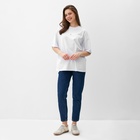 Футболка женская MINAKU: Exclusive print белая, р-р 44 10309103