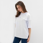 Футболка женская MINAKU: Exclusive print белая, р-р 44 10309103