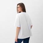 Футболка женская MINAKU: Exclusive print цвет белый, р-р 50 10309106 - фото 14297532