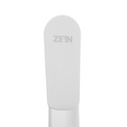 Смеситель для раковины ZEIN Z7217, однорычажный, картридж керамика 35мм, латунь, белый/хром - Фото 2
