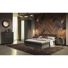 Шкаф 3х ств Оливия с зеркалом, 1500х524х2236, Графит софт/Графит - фото 23820773