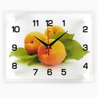 Часы настенные: Кухня, "Персики", бесшумные, 20 х 26 см - фото 9758379