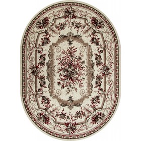 Ковёр овальный Merinos Gavana, размер 180x250 см, цвет cream-red 10395699