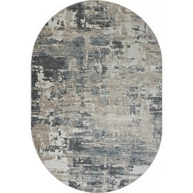 Ковёр овальный Merinos Naturel, размер 200x290 см, цвет beige-blue