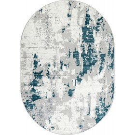 Ковёр овальный Merinos Palermo, размер 100x200 см, цвет gray