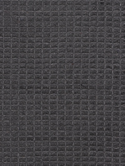 Плед с бахромой «Этель» Waffle, 130×180 см, тёмно-серый