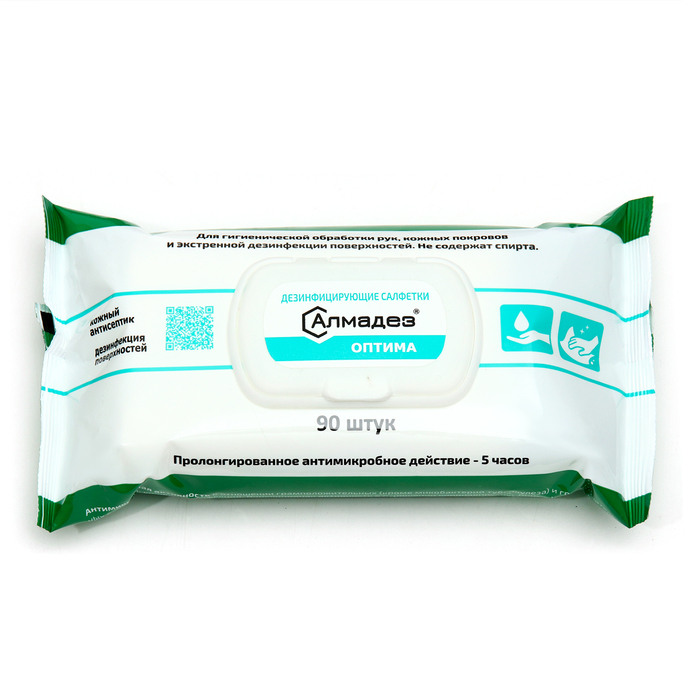 Салфетки влажные Алмадез-Оптима, 90 шт - Фото 1
