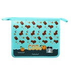 Папка для тетрадей А5, 205 х 240 х 40 мм, молния сверху, пластик/текстиль, Hatber "Реально крутой Капибара" - фото 23960762