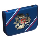 Пенал 1 секция 130 х 190 мм, Hatber "Я люблю Россию", ламинированный картон, синий (объёмный 3D-рисунок) NPn_4403 - Фото 3