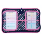 Пенал 1 секция, 140 х 200 х 40 мм, 2 откидные планки, тканевый, Hatber "Мой мишка" (3D рисунок с эффектом металлика) NPk_74280 - фото 23960870