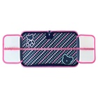 Пенал 1 секция, 140 х 200 х 40 мм, 2 откидные планки, тканевый, Hatber "Мой мишка" (3D рисунок с эффектом металлика) NPk_74280 - фото 23960871