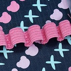 Пенал 1 секция, 140 х 200 х 40 мм, 2 откидные планки, тканевый, Hatber "Мой мишка" (3D рисунок с эффектом металлика) NPk_74280 - фото 23960872