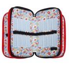 Пенал 3 секции, 110 х 190 мм, Hatber Red Car, ламинированный картон, чёрный/красный - фото 23960908