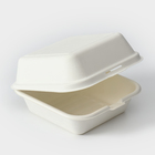 Ланч - бокс, коробка для бенто-торта и бургера, 15,2×15,2×8 см, сахарный тростник, 50 шт/уп - Фото 2