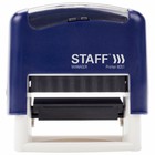 Штамп самонаборный STAFF Printer 8051, 38 х 14 мм, 3 строки, 1 касса, синий - фото 9424176