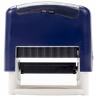Штамп самонаборный STAFF Printer 8051, 38 х 14 мм, 3 строки, 1 касса, синий - фото 9424178