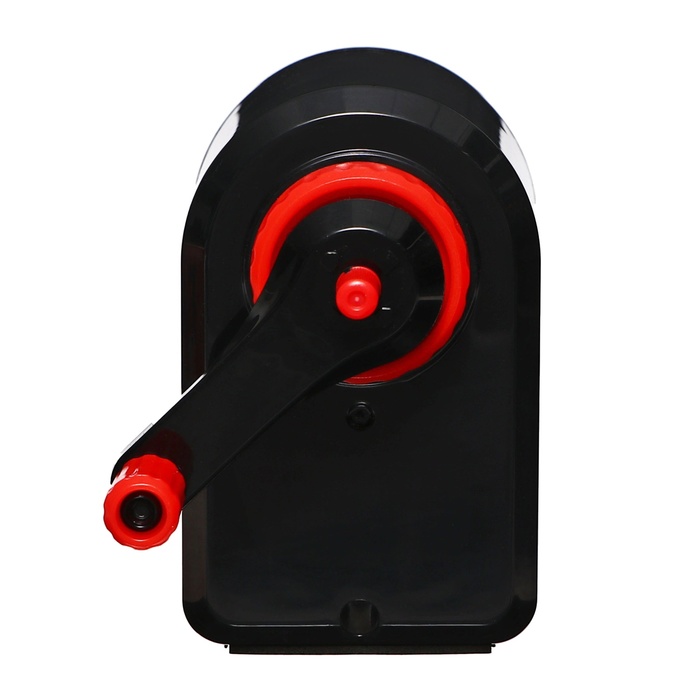 Точилка механическая BRAUBERG ULTRA, крепление к столу, корпус чёрный с красным