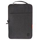 Сумка для ноутбука BRAUBERG Option, 35.5 х 24 х 2.5 см, с ручкой и карманом, чёрная - фото 9819367